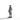 Silver statue of historical figure in 999 fine silver.