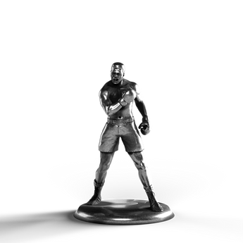 Ali Boxer - SignalOaks Silver Statue