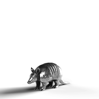 Armadillo - SignalOaks Silver Statue