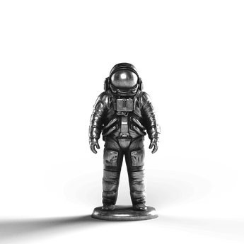 Astronaut Miniature - SignalOaks Silver Statue