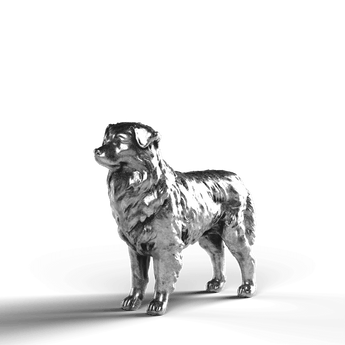 Australian Shepherd - SignalOaks Silver Statue