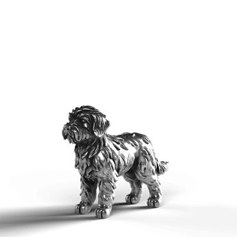 Bernedoodle - SignalOaks Silver Statue