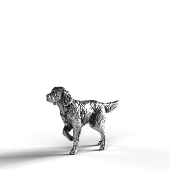 Bird Dog - SignalOaks Silver Statue