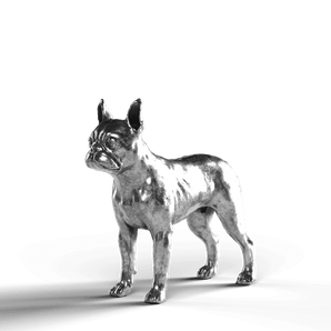 Boston Terrier - SignalOaks Silver Statue