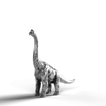 Brachiosaurus - SignalOaks Silver Statue