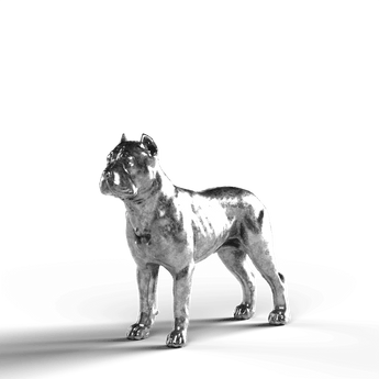 Cane Corso - SignalOaks Silver Statue