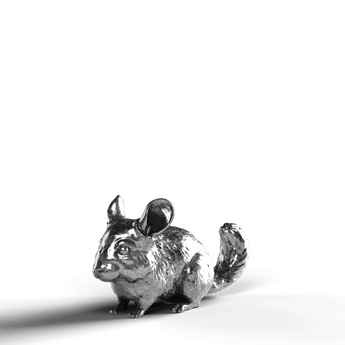 Chinchilla - SignalOaks Silver Statue