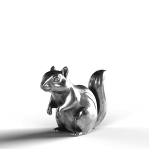 Chipmunk - SignalOaks Silver Statue