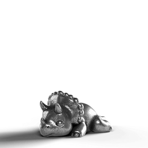 Cute Triceratops - SignalOaks Silver Statue
