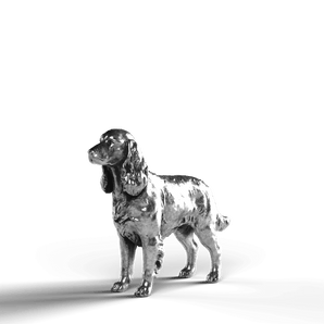 English Springer Spaniel - SignalOaks Silver Statue