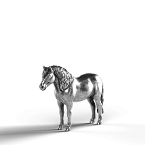 Falabella Horse - SignalOaks Silver Statue