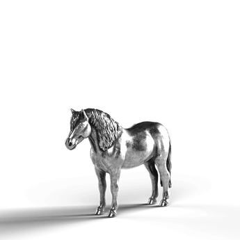 Falabella Horse - SignalOaks Silver Statue