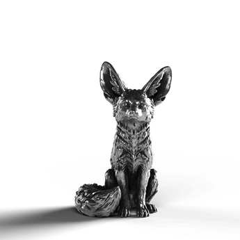 Fennec Fox - SignalOaks Silver Statue