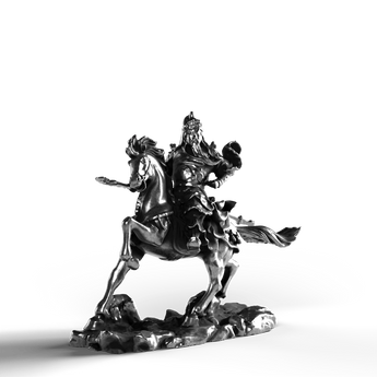 Genghis Khan - SignalOaks Silver Statue