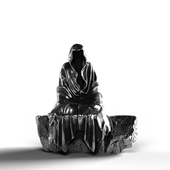 Ghost On Rock - SignalOaks Silver Statue