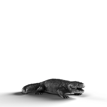 Gila Monster - SignalOaks Silver Statue