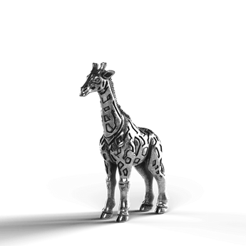 Giraffe - SignalOaks Silver Statue