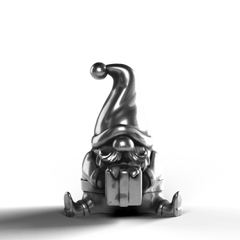 Gnome 1 - SignalOaks Silver Statue