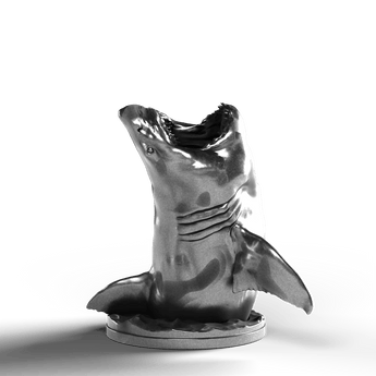 Great White - SignalOaks Silver Statue