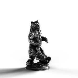 Grizzly - SignalOaks Silver Statue