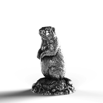 Groundhog - SignalOaks Silver Statue