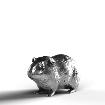 Guinea Pig - SignalOaks Silver Statue