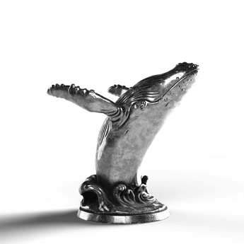Humpback Whale - SignalOaks Silver Statue