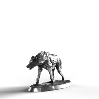 Hyena - SignalOaks Silver Statue