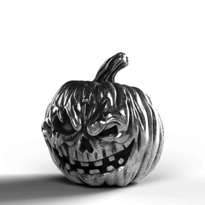 Jack-o'-Lantern - SignalOaks Silver Statue