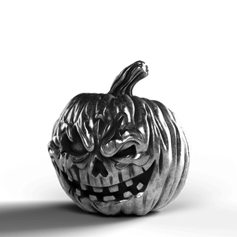 Jack-o'-Lantern - SignalOaks Silver Statue