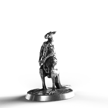 Kangaroo - SignalOaks Silver Statue
