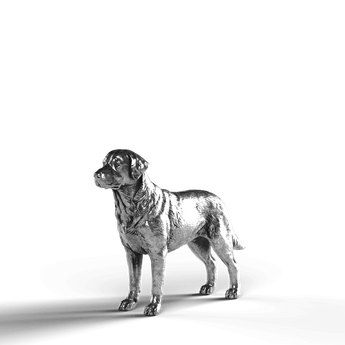 Labrador Retriever - SignalOaks Silver Statue
