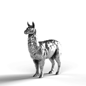 Llama - SignalOaks Silver Statue