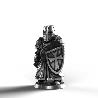 Mini Knight - SignalOaks Silver Statue
