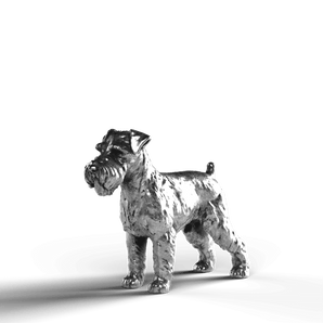 Miniature Schnauzer - SignalOaks Silver Statue
