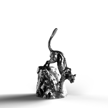 Mountain Lion - SignalOaks Silver Statue