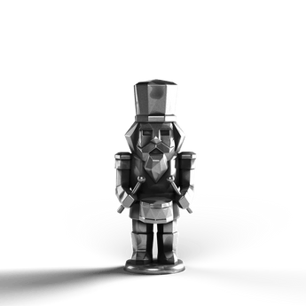 Nutcracker - SignalOaks Silver Statue