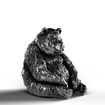 Panda - SignalOaks Silver Statue