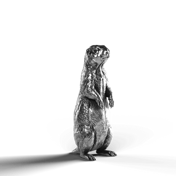 Prairie Dog - SignalOaks Silver Statue