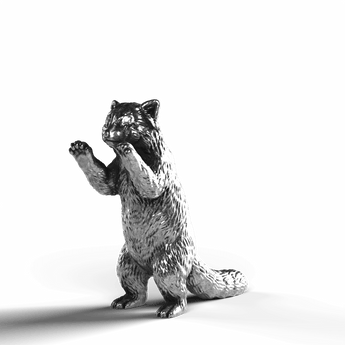 Red Panda - SignalOaks Silver Statue