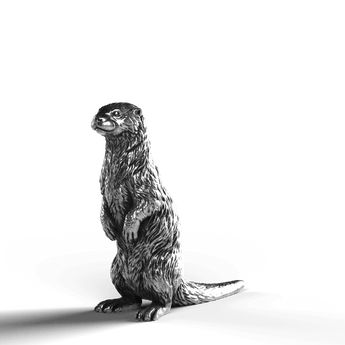River Otter - SignalOaks Silver Statue