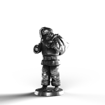 Santa Clause - SignalOaks Silver Statue