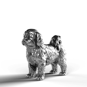 Shih Tzu - SignalOaks Silver Statue