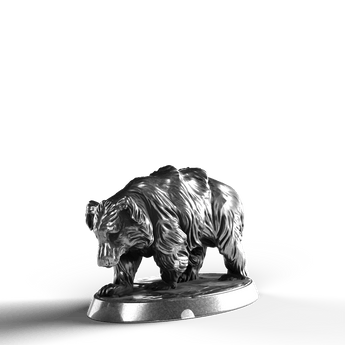 Sloth Bear - SignalOaks Silver Statue
