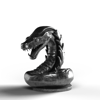 Snake - SignalOaks Silver Statue