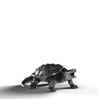 Snapping Turtle - SignalOaks Silver Statue