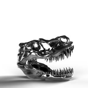 Trex Skull - SignalOaks Silver Statue