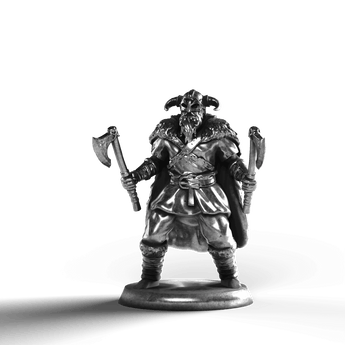Viking Berserker - SignalOaks Silver Statue