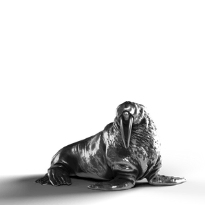 Walrus - SignalOaks Silver Statue