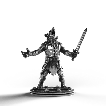 Werewolf Brute - SignalOaks Silver Statue